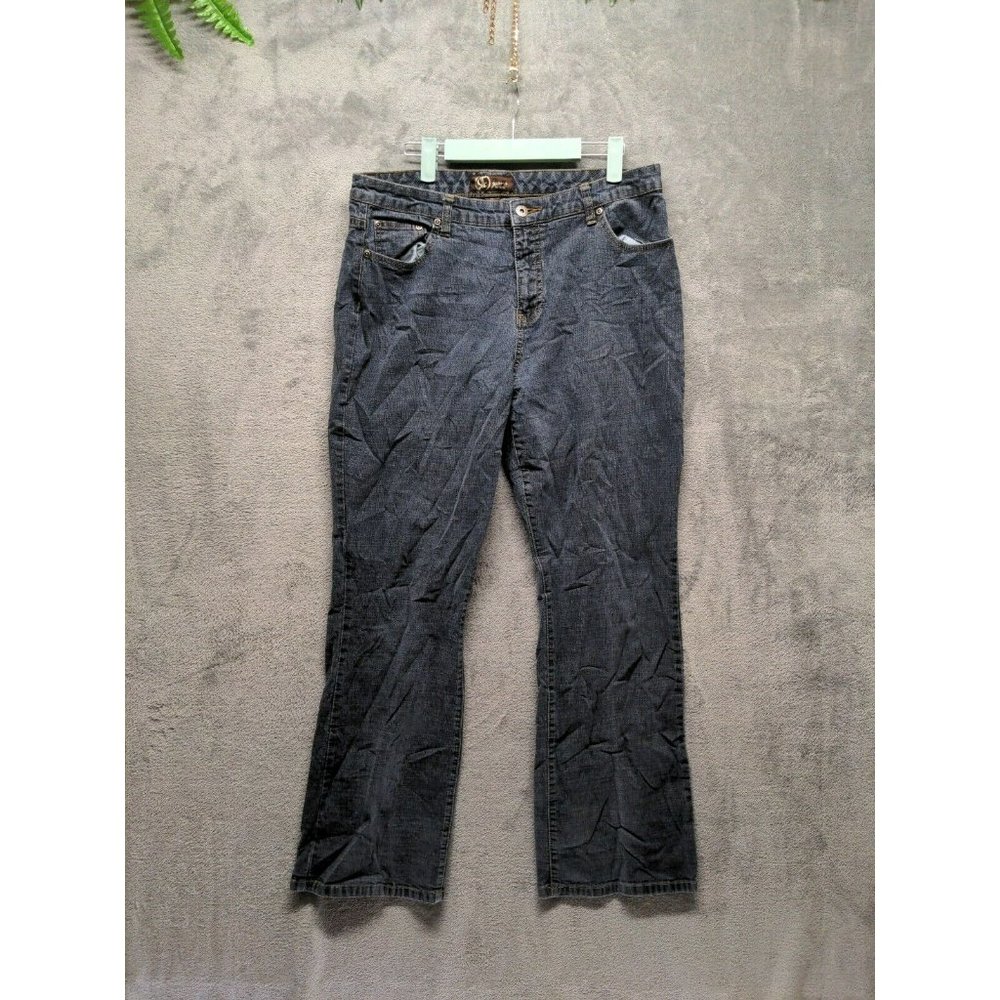 RF JEANS Women Jeans High Rise Straight Leg Solid Gray Medium Wash W:35 L:31